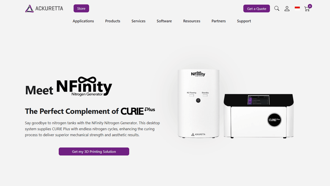 Ackuretta E-commerce Website Platform